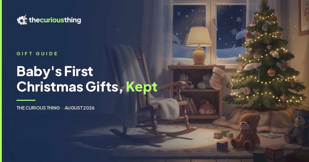 Baby's First Christmas Gifts, Kept: personalized keepsake portraits from The Curious Thing