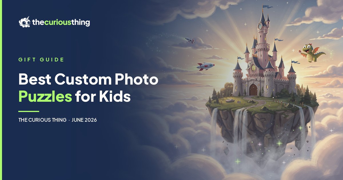 Best custom photo puzzles for kids: a personalized photo puzzle from The Curious Thing