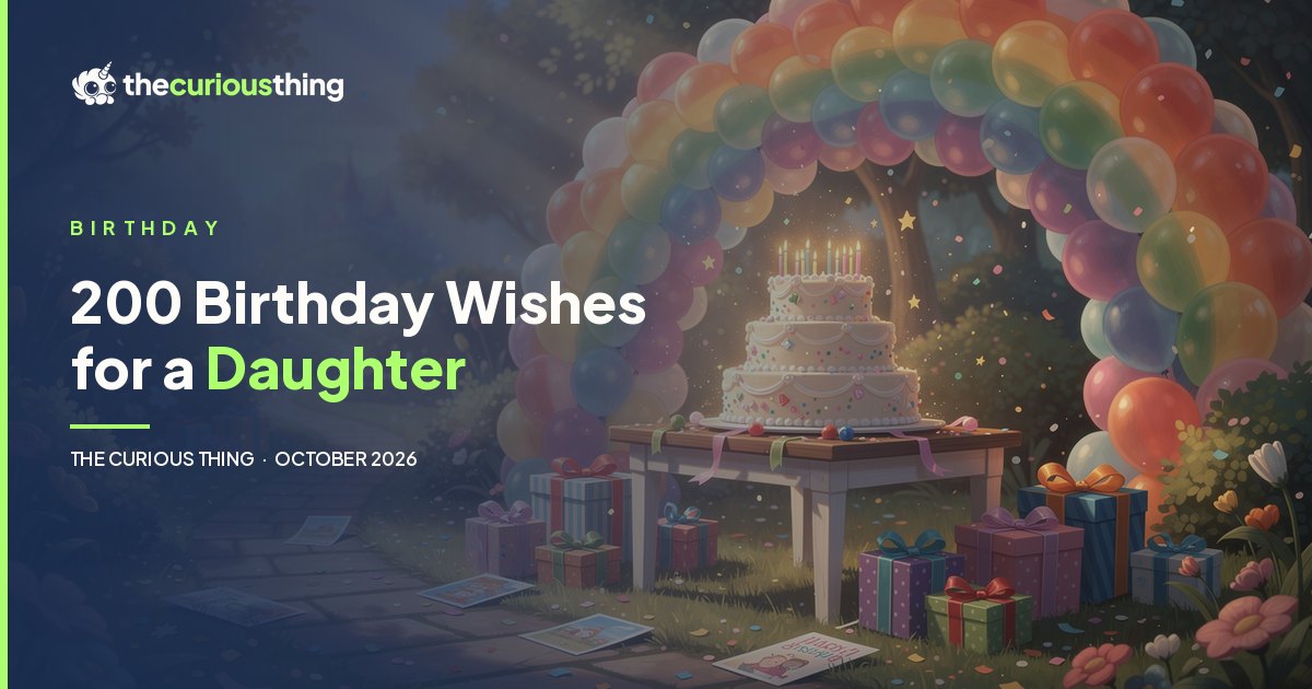 200 Birthday Wishes for a Daughter: birthday card ideas and a personalized portrait puzzle from The Curious Thing