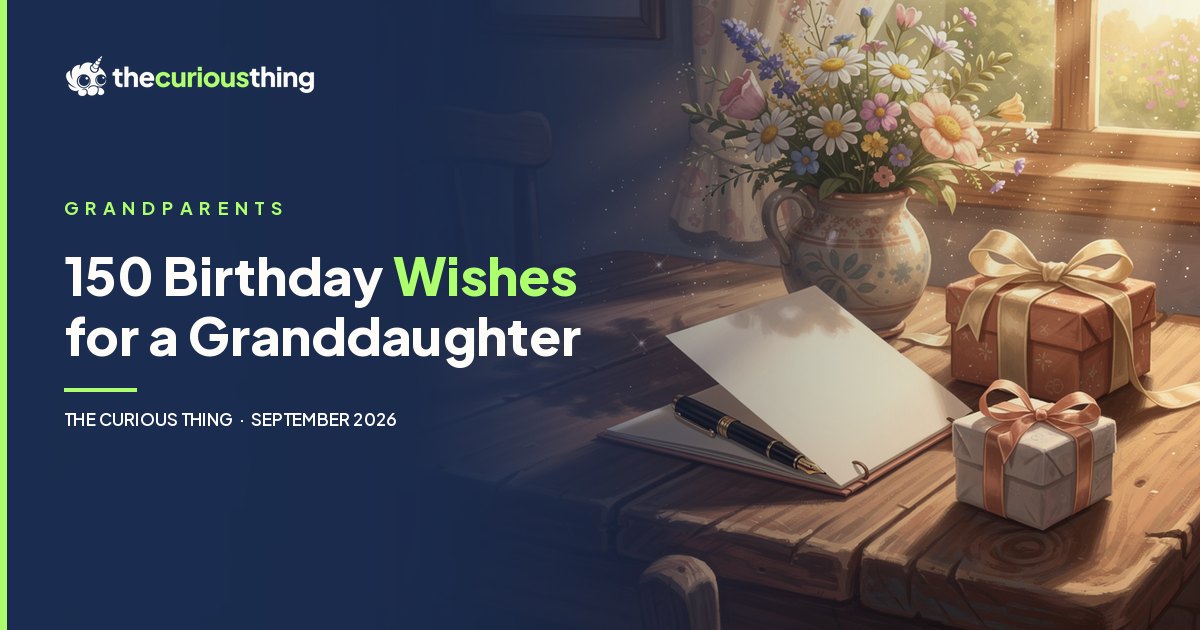 150 Birthday Wishes for a Granddaughter: personalized photo keepsakes from The Curious Thing