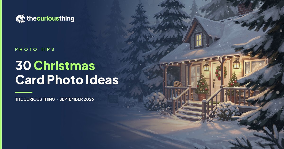 30 Christmas Card Photo Ideas That Last: custom family portrait keepsakes from The Curious Thing