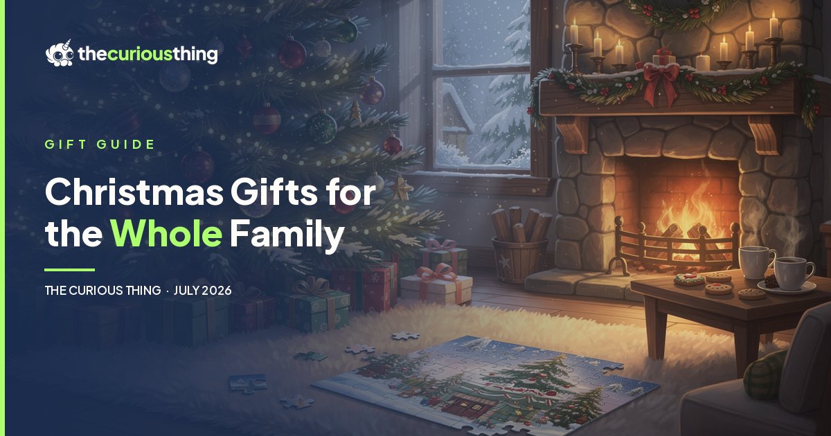 Christmas Gifts for the Whole Family: a personalized family portrait keepsake from The Curious Thing