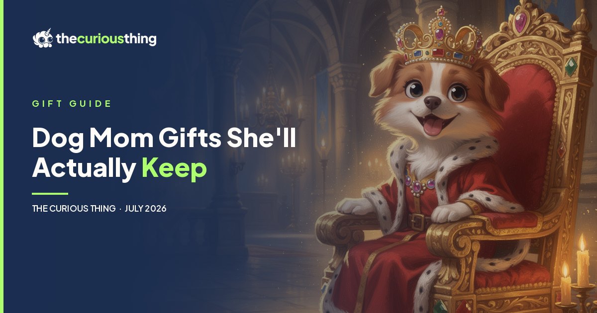 Dog Mom Gifts She'll Actually Keep: a custom royal pet portrait from The Curious Thing
