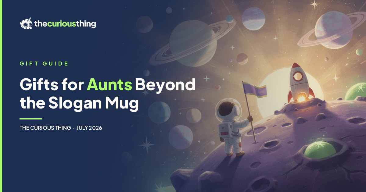 Gifts for Aunts Beyond the Slogan Mug: personalized keepsake portrait gifts from The Curious Thing