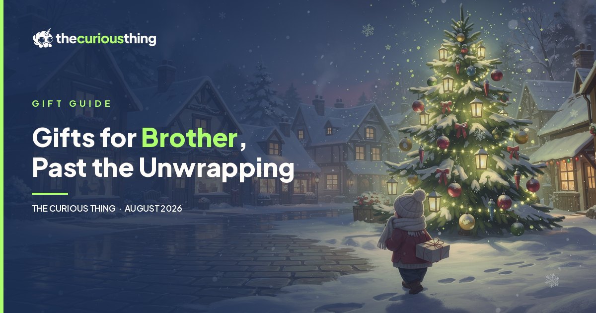 Gifts for Brother, Past the Unwrapping: personalized keepsake gifts from The Curious Thing