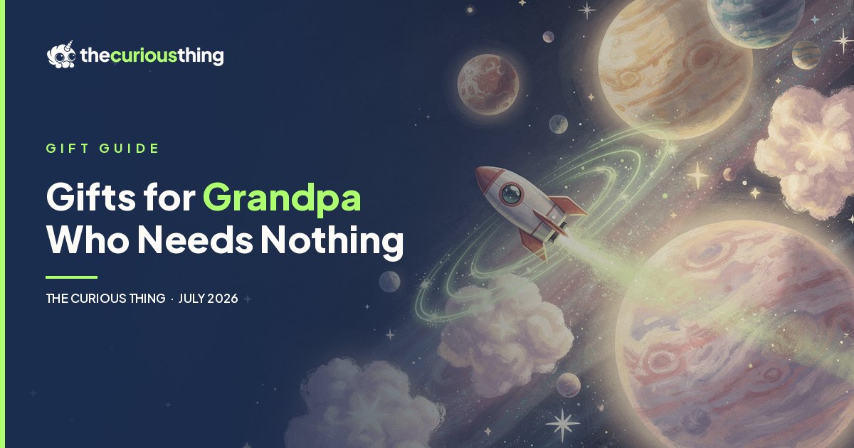 Gifts for Grandpa Who Needs Nothing: a personalized keepsake portrait of a grandchild from The Curious Thing