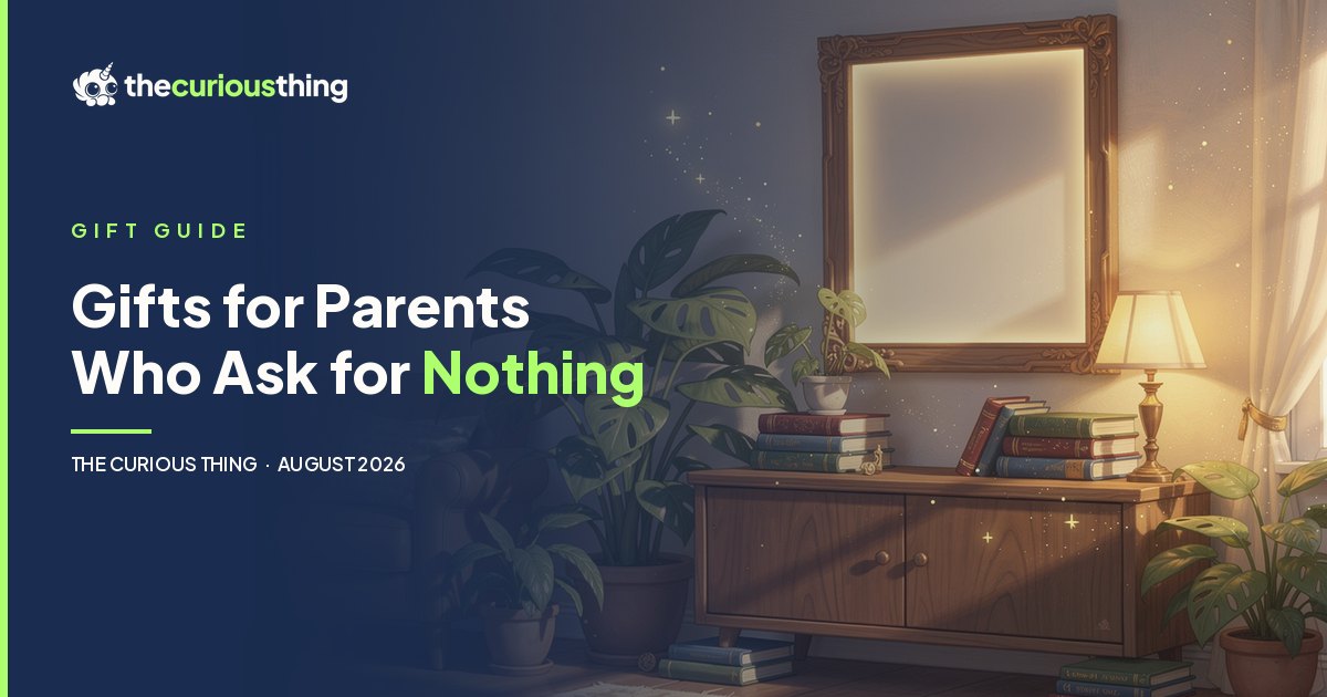 Gifts for Parents Who Ask for Nothing: personalized portrait keepsakes from The Curious Thing