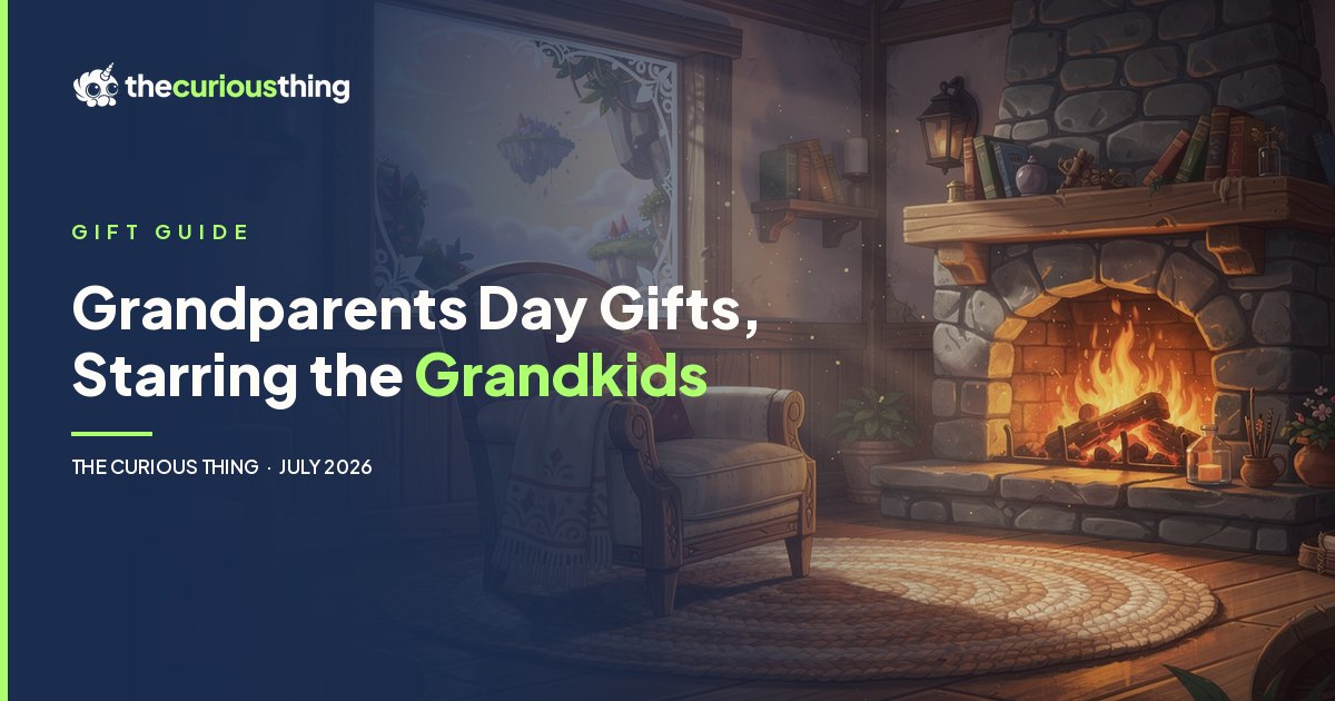 Grandparents Day gifts starring the grandkids: a personalized storybook-hero keepsake from The Curious Thing