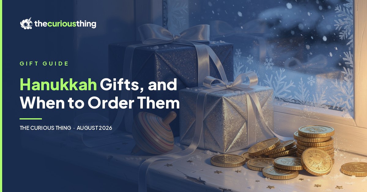 Hanukkah Gifts, and When to Order Them: personalized keepsake portraits from The Curious Thing
