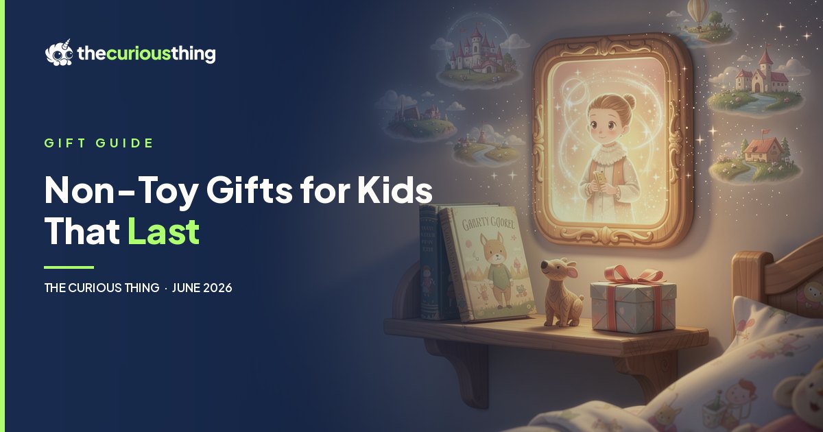 Non-Toy Gifts for Kids That Last: personalized photo puzzle from The Curious Thing