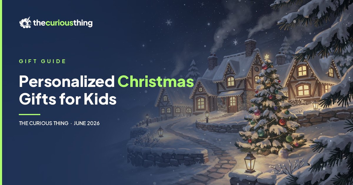 Personalized Christmas Gifts for Kids: personalized photo puzzle from The Curious Thing