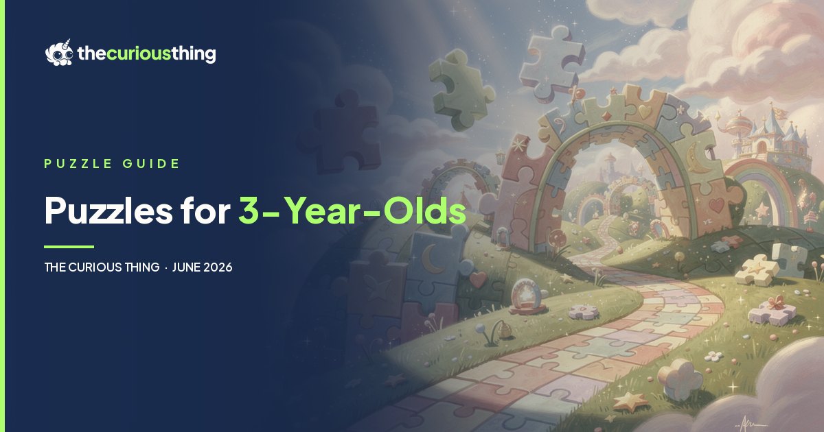 Puzzles for 3-Year-Olds: personalized photo puzzle from The Curious Thing